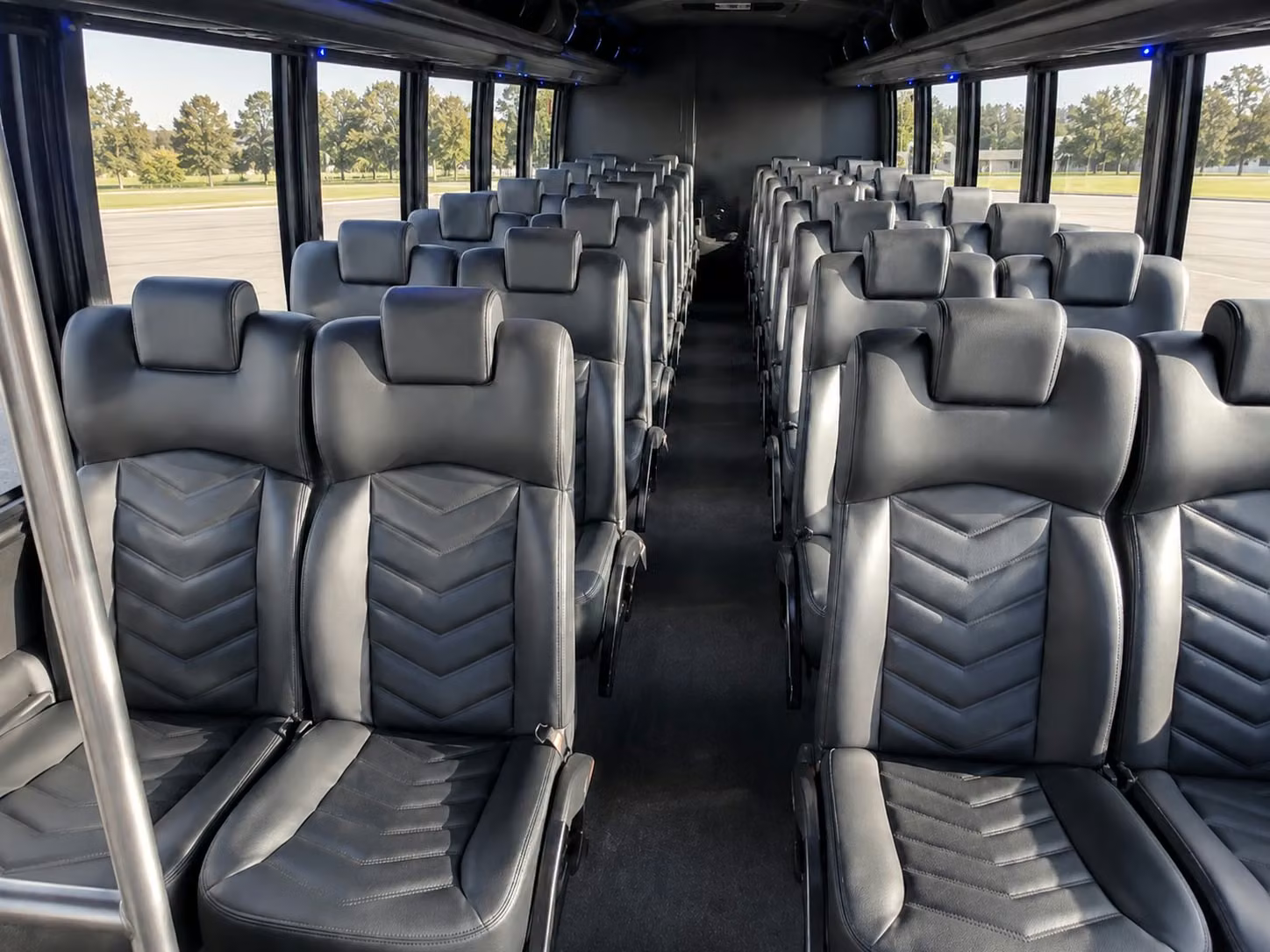 15 passenger minibus inside