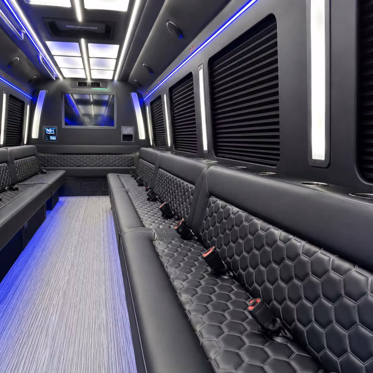 party bus interior