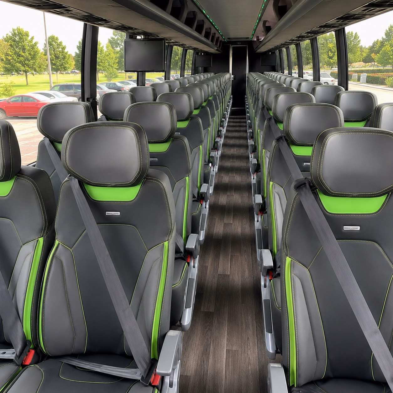 tulsa charter bus interior