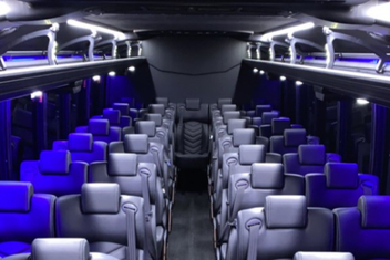 Tulsa Charter Bus Interior