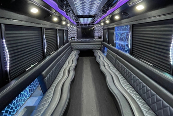 Tulsa Party Bus Interior